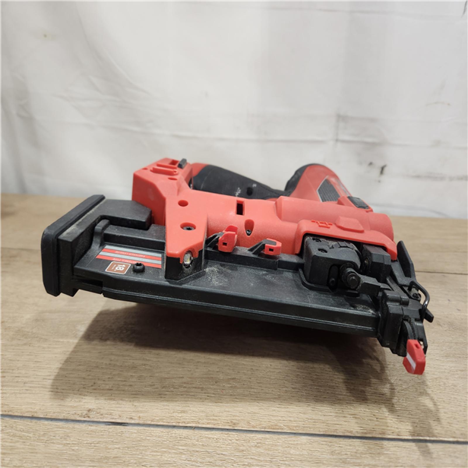 AS-IS- M12 FUEL 12-Volt Lithium-Ion Brushless Cordless 18-Guage Compact Brad Nailer (Tool Only)