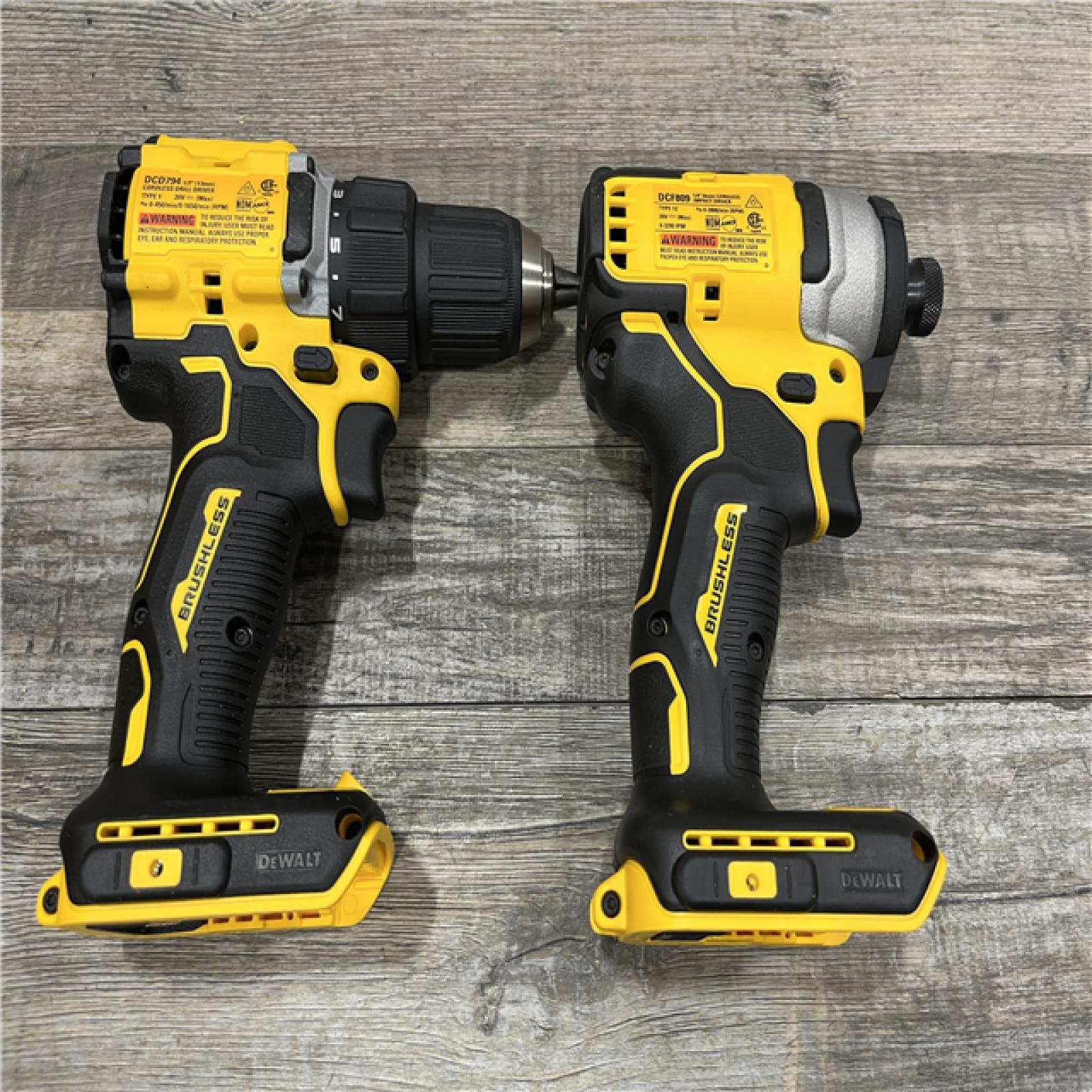 AS-IS DEWALT ATOMIC 20-Volt MAX Lithium-Ion Cordless Combo Kit