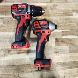 HOUSTON LOCATION - AS-IS Milwaukee 18V Lithium-Ion Cordless Drill Driver/Impact Driver Combo Kit
