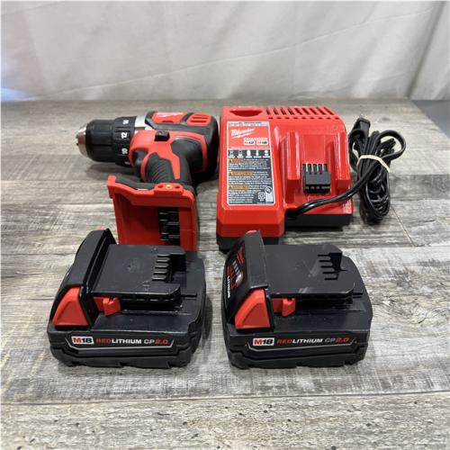 AS-IS Milwaukee 18V Lithium-Ion Cordless 1/2 in. Drill Driver Kit