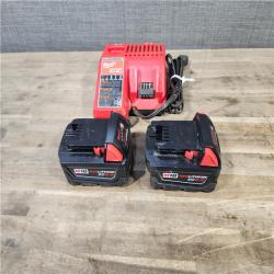HOUSTON LOCATION - AS-IS Milwaukee 2 Tool Combo Kit W/ (2) Battery & Charger
