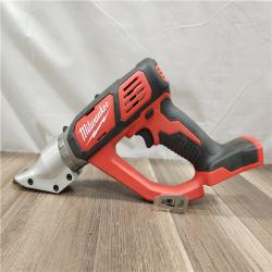 AS-IS- Milwaukee M18 18V Lithium-ion Cordless 18-gauge Double Cut Metal Shear (Tool-Only)
