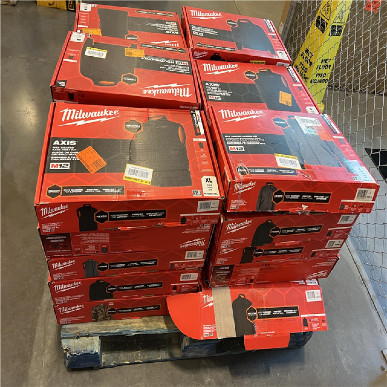 DALLAS LOCATION - AS-IS MILWAUKEE JACKET PALLET (30 COUNT)