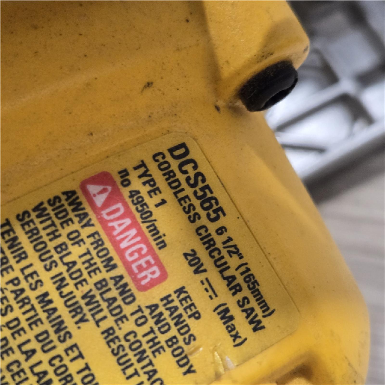 AS-IS DeWALT DCS565B 20V Max 6.5 Cordless Circular Saw (TOOL ONLY)