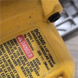AS-IS DeWALT DCS565B 20V Max 6.5 Cordless Circular Saw (TOOL ONLY)