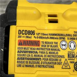 AS-IS DEWALT 20V XR Brushless Cordless 1/2 in. Hammer Drill (Tool-Only)