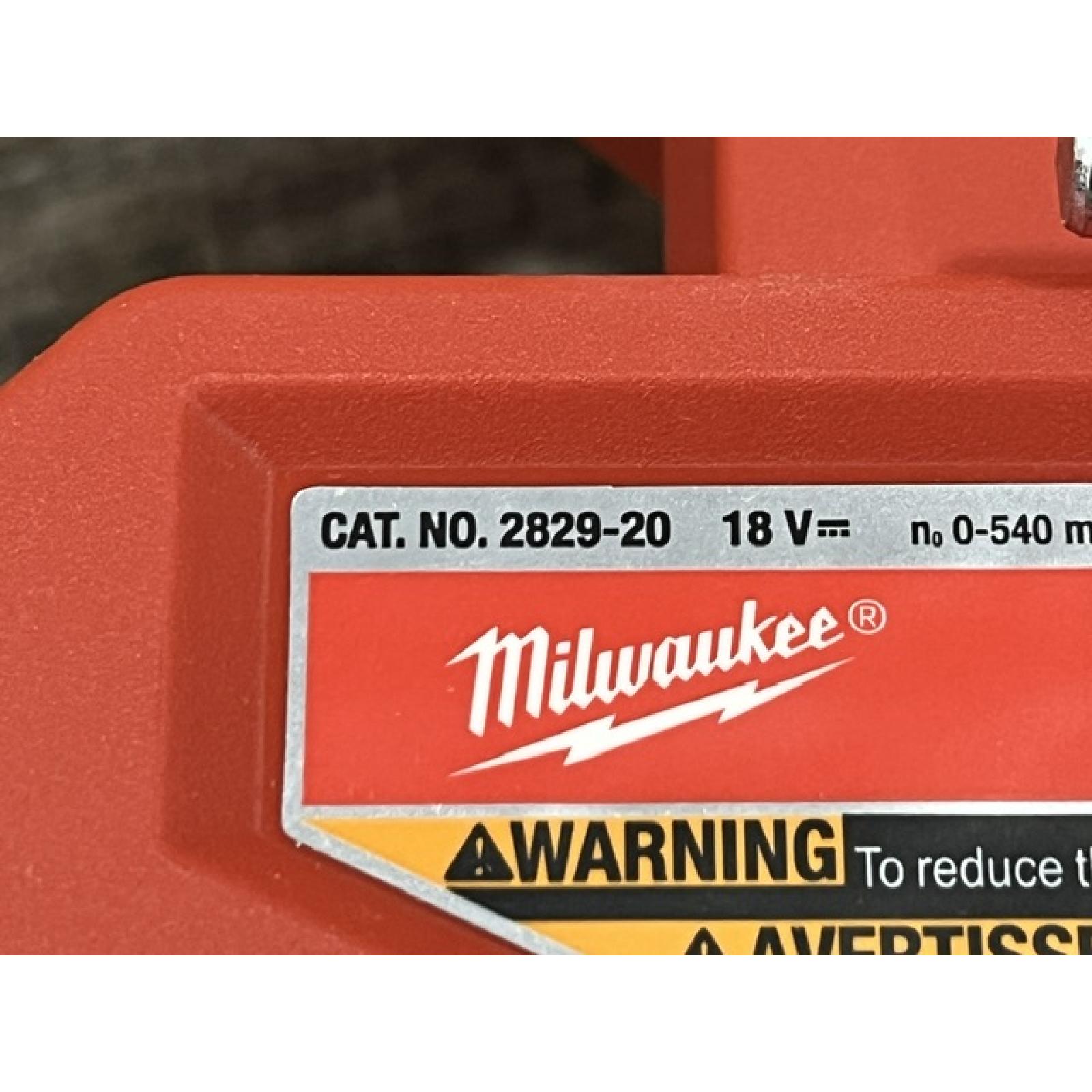 AS-IS Milwaukee FUEL 18V Lithium-Ion Brushless Cordless Compact Bandsaw (Tool-Only)