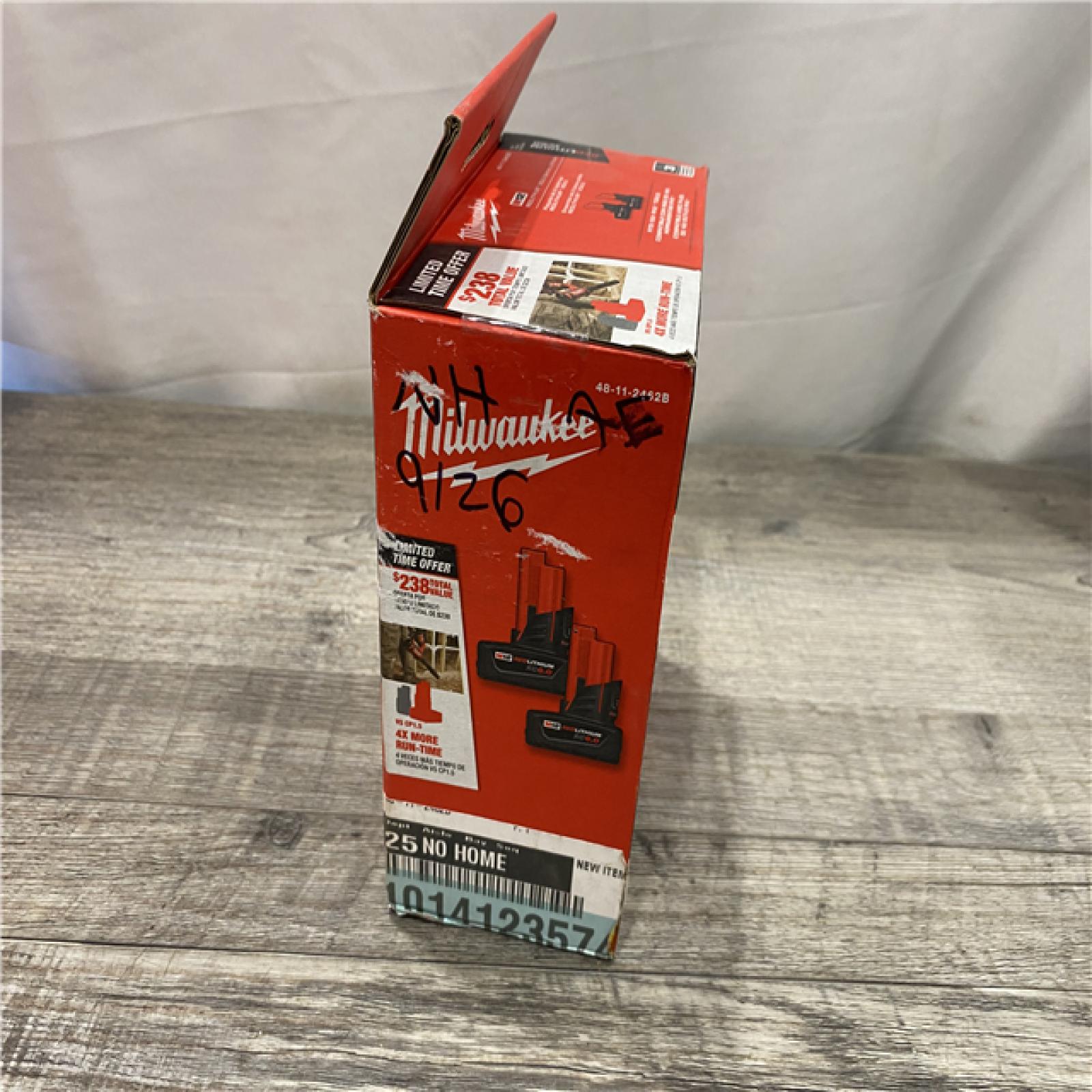 NEW - Milwaukee 12V Lithium-Ion XC Extended Capacity Battery Pack 6. 0Ah (2-Pack)