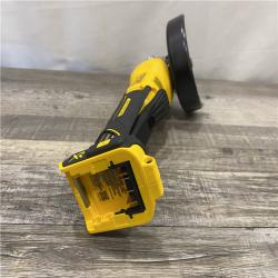 AS-IS DEWALT 20V MAX XR Cordless Brushless 4.5 in. Paddle Switch Small Angle Grinder with Kickback Brake (Tool Only)