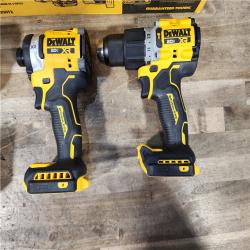 HOUSTON LOCATION - AS-IS (APPEARS LIKE NEW) DeWalt 20V MAX Lithium-Ion Cordless 3-Tool Combo Kit with (2) FLEXVOLT 6.0 Ah Batteries and Charger