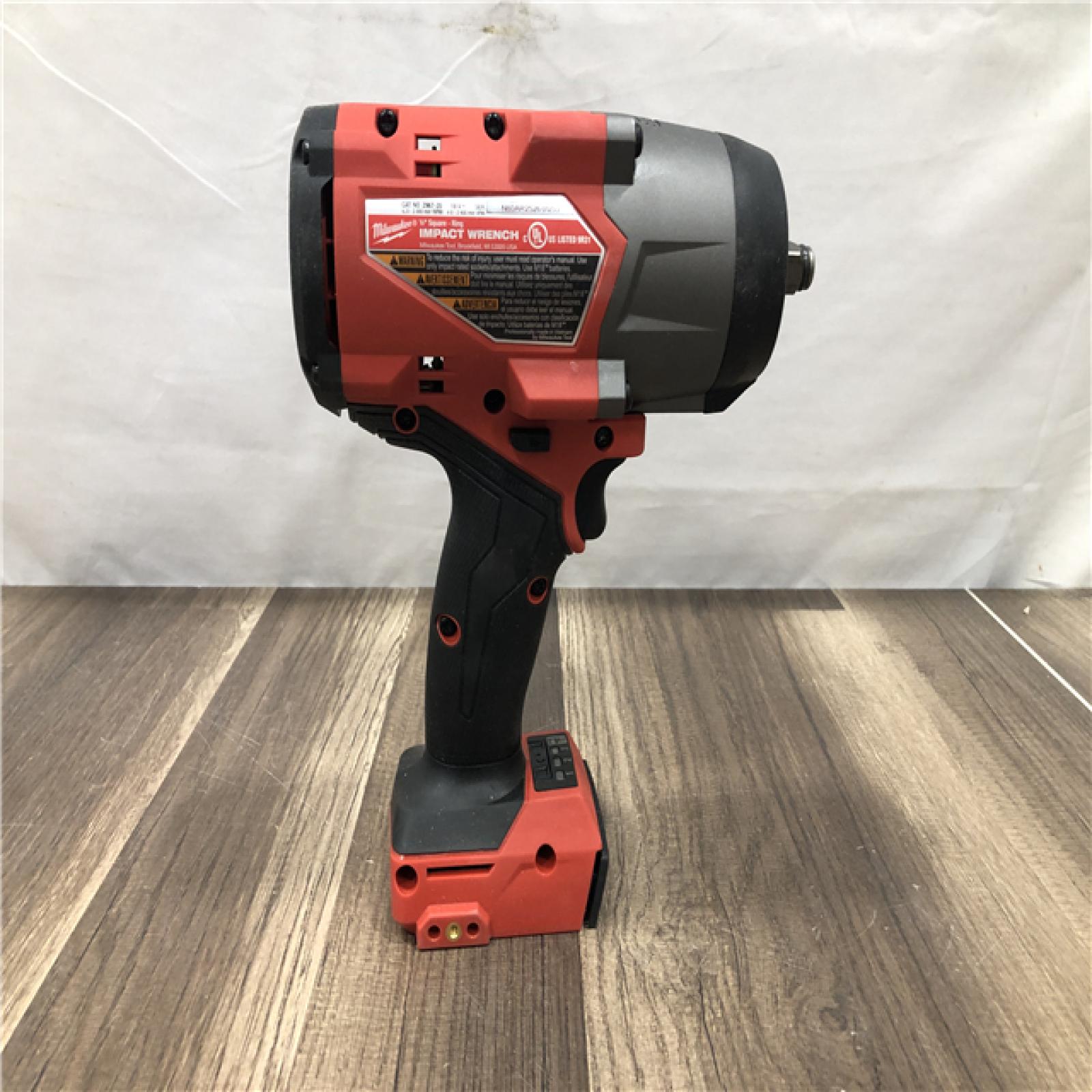 AS-IS Milwaukee FUEL 18V Lithium-Ion Brushless Cordless 1/2 in. Impact Wrench with Friction Ring (Tool-Only)
