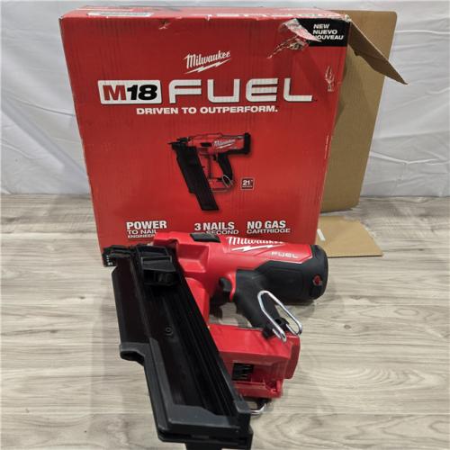 AS-IS Milwaukee 2744-20 M18 FUEL 3-1/2 in. 18-Volt 21-Degree Lithium-Ion Brushless Cordless Framing Nailer (Tool-Only)