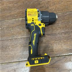 AS-IS DEWALT ATOMIC 20-Volt Lithium-Ion Cordless 1/2 in. Compact Hammer Drill with 3.0Ah Battery, Charger and Bag