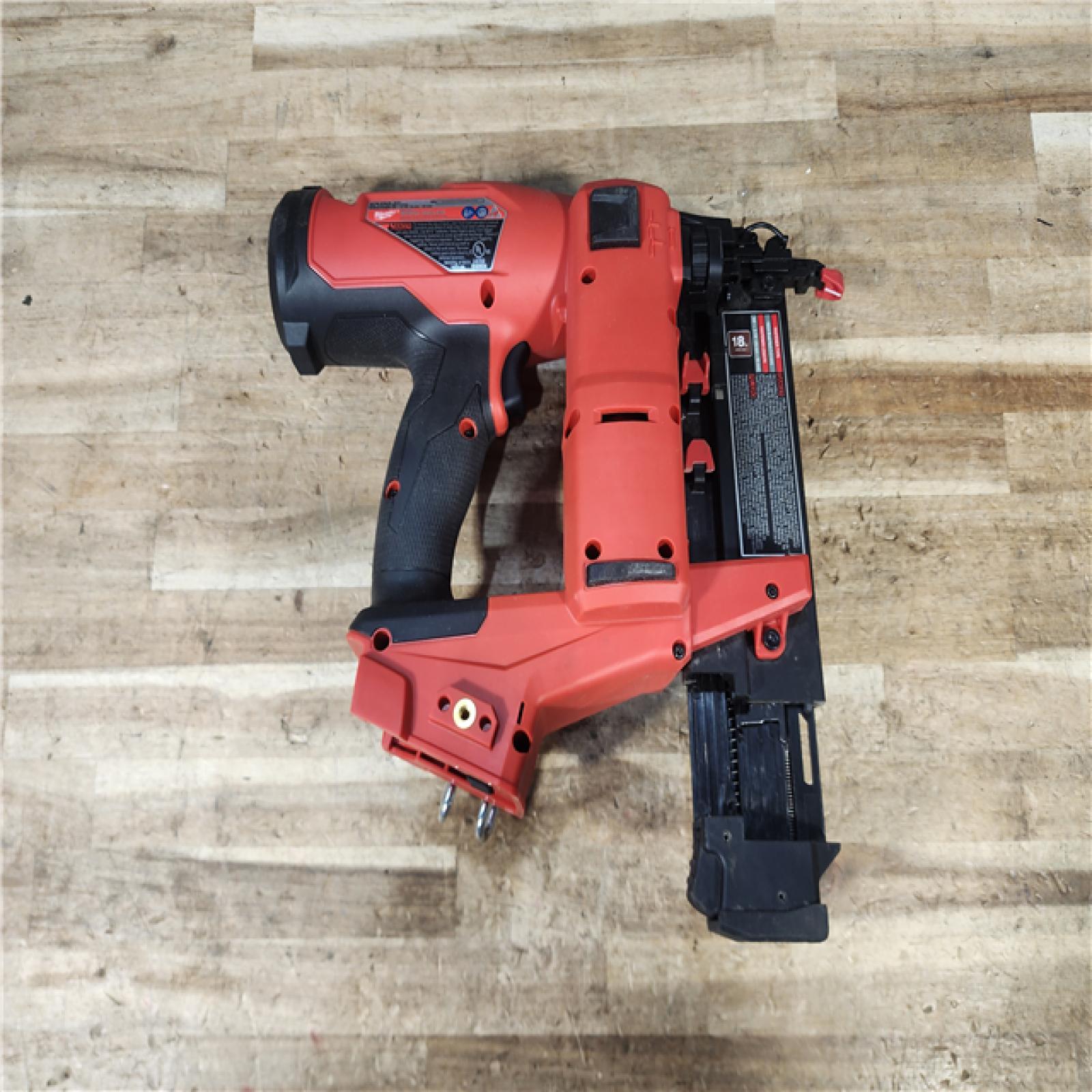 HOUSTON LOCATION - AS - IS Milwaukee FUEL 18-Volt Lithium-Ion Brushless Cordless Gen II 18-Gauge Brad Nailer (Tool-Only)