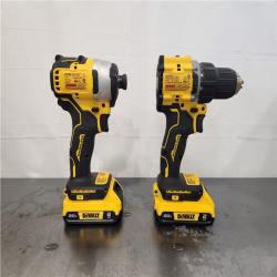 AS-IS- DEWALT ATOMIC 20-Volt MAX Lithium-Ion Cordless Combo Kit