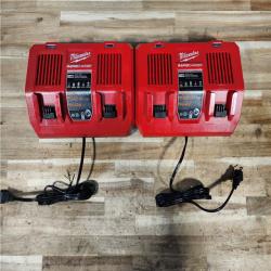 HOUSTON LOCATION - AS-IS MILWAUKEE BATTERY CHARGER PACK QTY - 2