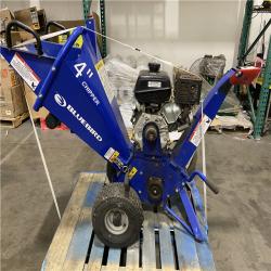 Dallas Location - As-Is BLUEBIRD 4 in. 13 HP Gas Powered Commercial Chipper