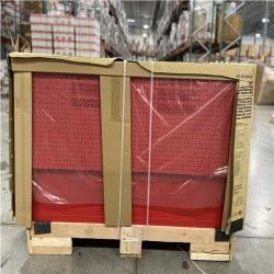 DALLAS LOCATION - MILWAUKEE 61 in. W x 22.1 in D 11-Drawer Mobile Workbench Cabinet W/ Wood Top and Pegboard