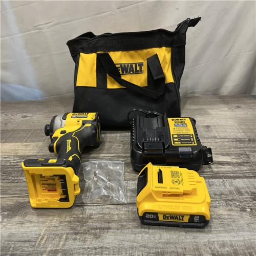 AS-IS DEWALT Atomic 20V Max Lithium-Ion Brushless Cordless Compact 1/4 in. Impact Driver Kit