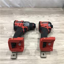 AS-IS Milwaukee FUEL 18V Lithium-Ion Cordless Hammer Drill and Impact Driver Combo Kit