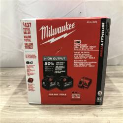 NEW! - Milwaukee 18-Volt Lithium-Ion High Output Battery Starter Kit