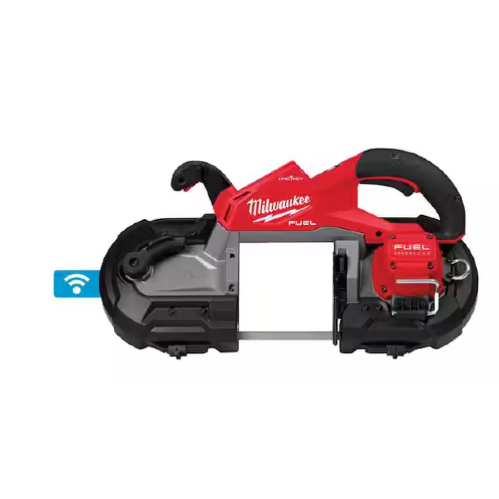 DALLAS LOCATION- LIKE NEW! Milwaukee M18 FUEL 18V Lithium-Ion Brushless Cordless Deep Cut Dual Trigger Band Saw with ONE-KEY (Tool-Only)