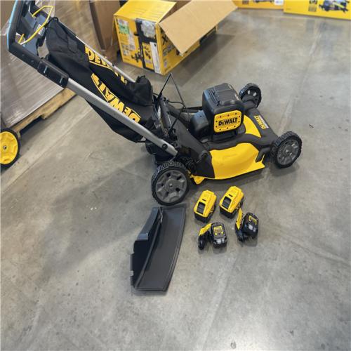 AS-IS - DeWalt 2x20V MAX 21 in. Cordless Battery Powered Push Lawn Mower Kit
