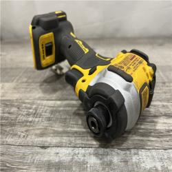 AS-IS DEWALT ATOMIC 20V MAX Cordless Brushless Compact 1/4 in. Impact Driver (Tool Only)