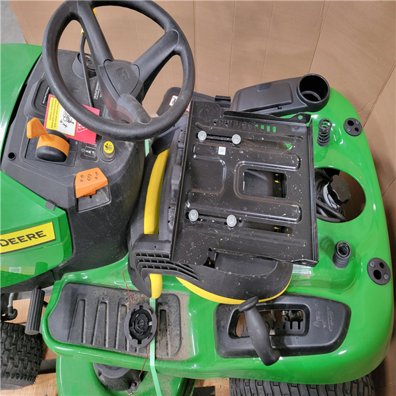 CALIFORNIA AS-IS JOHN DEERE S120 RIDING LAWN MOWER