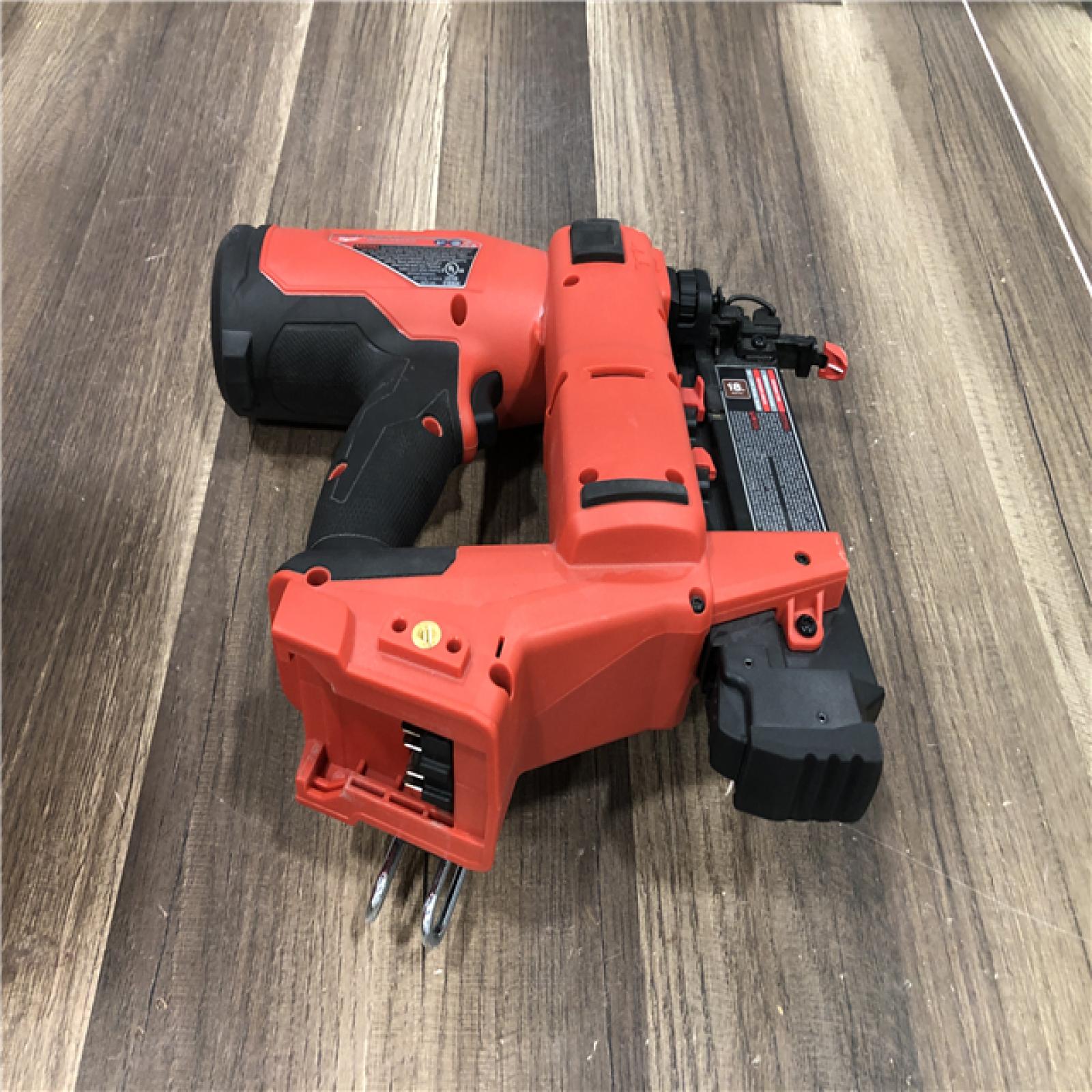 AS-IS Milwaukee FUEL 18-Volt Lithium-Ion Brushless Cordless Gen II 18-Gauge Brad Nailer (Tool-Only)