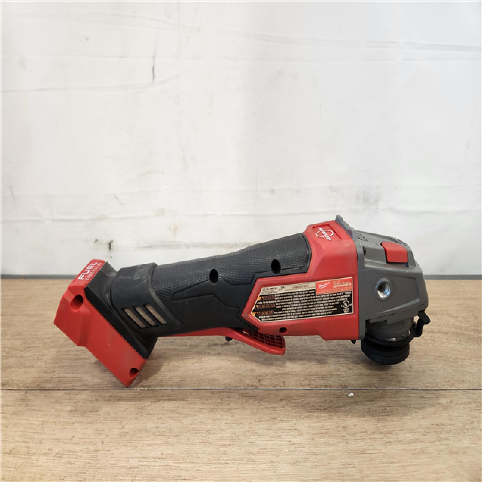 AS-IS- Milwaukee FUEL 18V Lithium-Ion Brushless Cordless 4-1/2 in./5 in. Grinder w/Paddle Switch (Tool-Only)