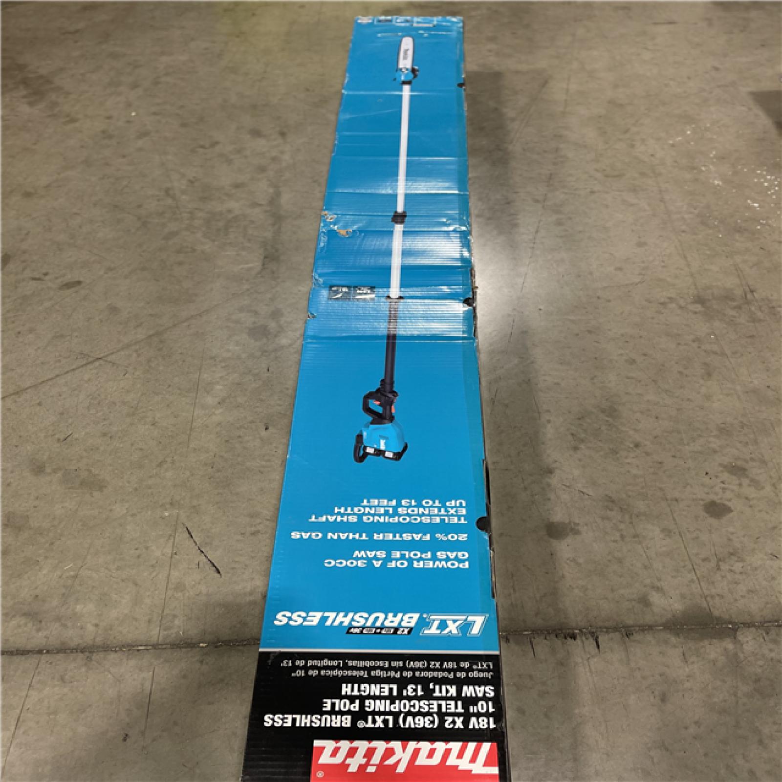 NEW! - Makita LXT 18V X2 (36V) Lithium-Ion Brushless Cordless 10 in. Telescoping Pole Saw Kit  13 ft. L (5.0 Ah)