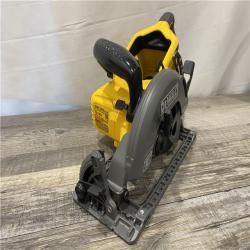 AS-IS DEWALT FLEXVOLT 60V MAX Cordless Brushless 7-1/4 in. Wormdrive Style Circular Saw (Tool Only)