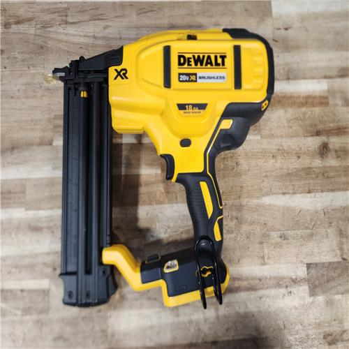 HOUSTON LOCATION - AS-IS DEWALT 20V MAX XR Lithium-Ion Electric Cordless 18-Gauge Brad Nailer (Tool Only)