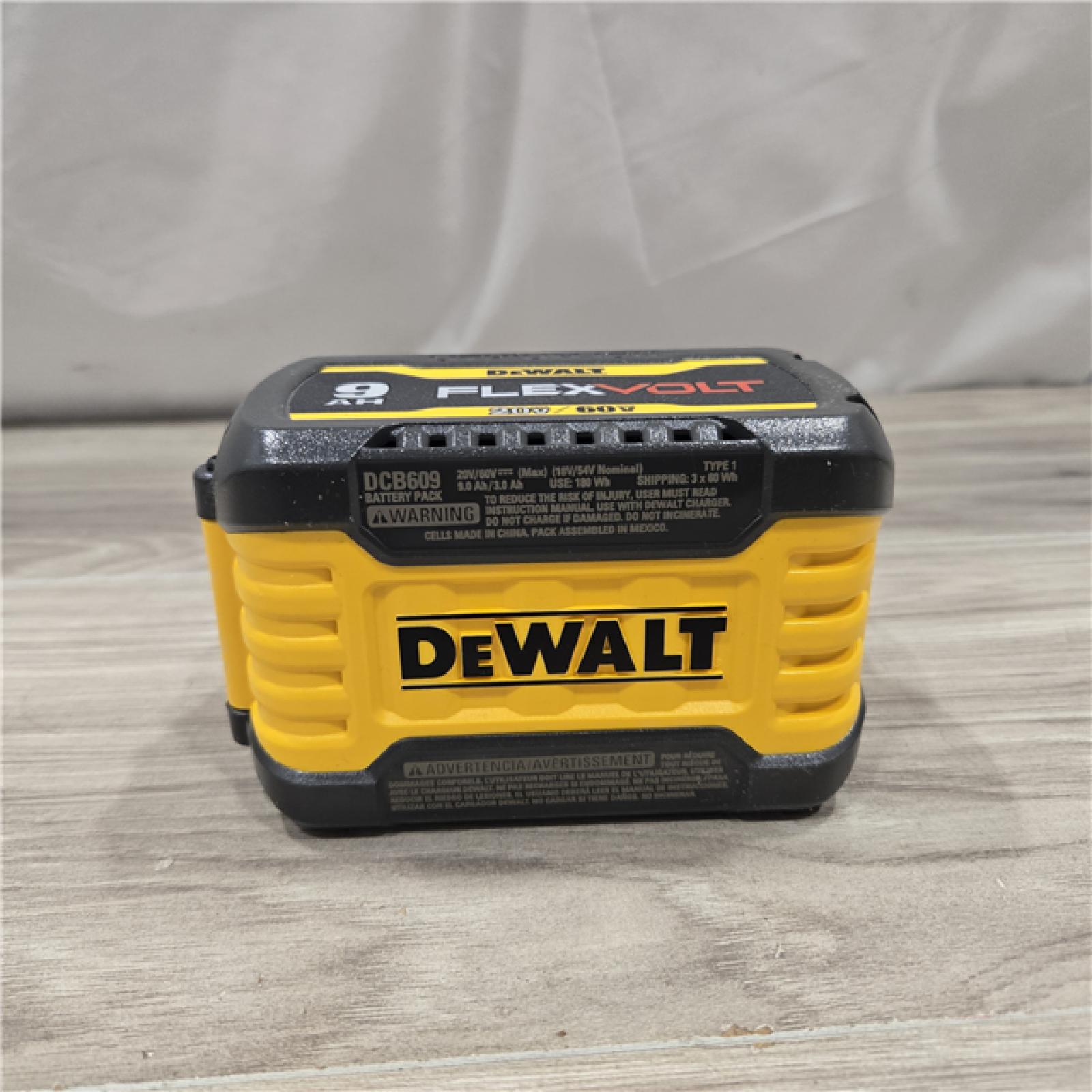 AS-IS Dewalt DCB609 FLEXVOLT 20V/60V MAX* Battery Pack