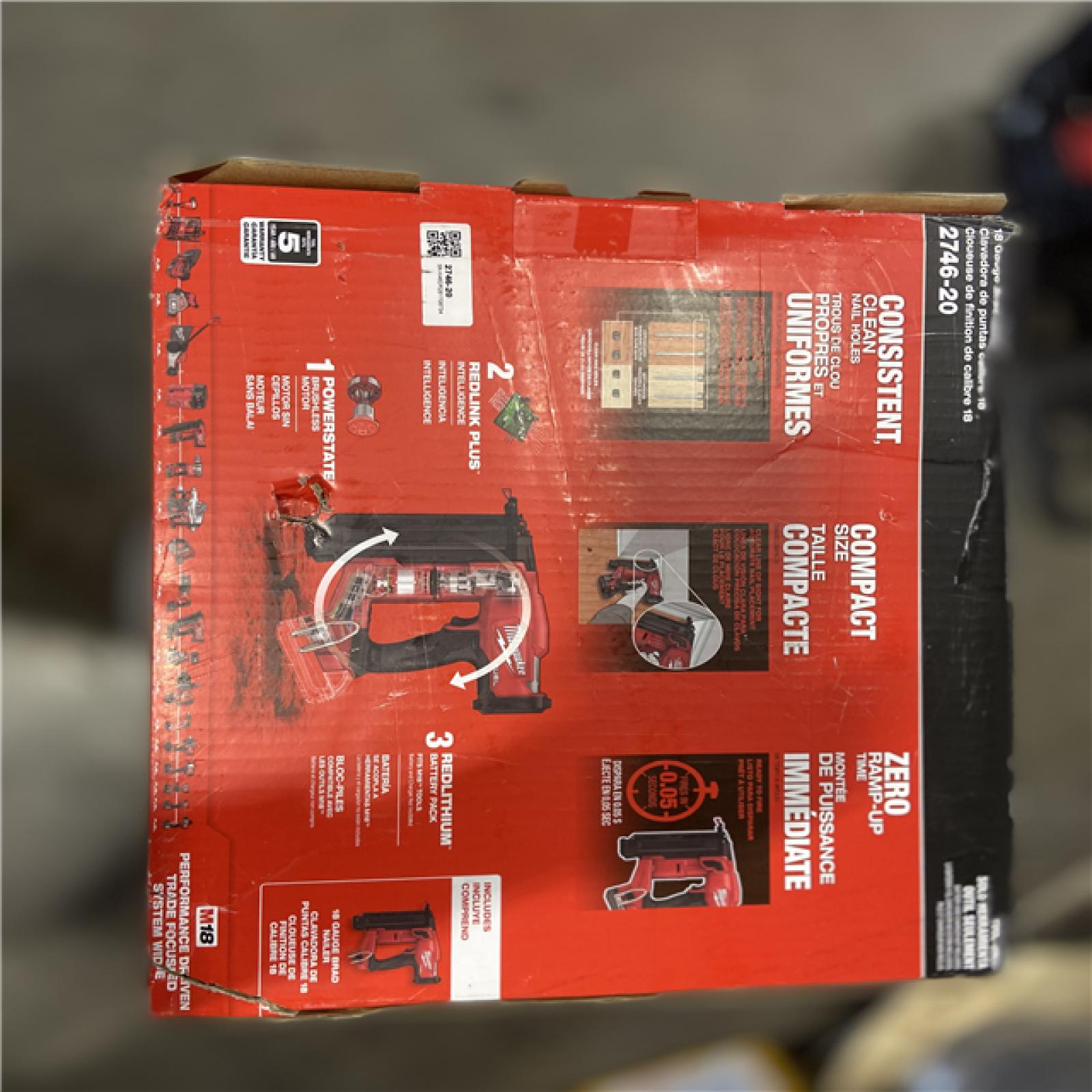 NEW! - Milwaukee M18 FUEL 18-Volt Lithium-Ion Brushless Cordless Gen II 18-Gauge Brad Nailer (Tool-Only)