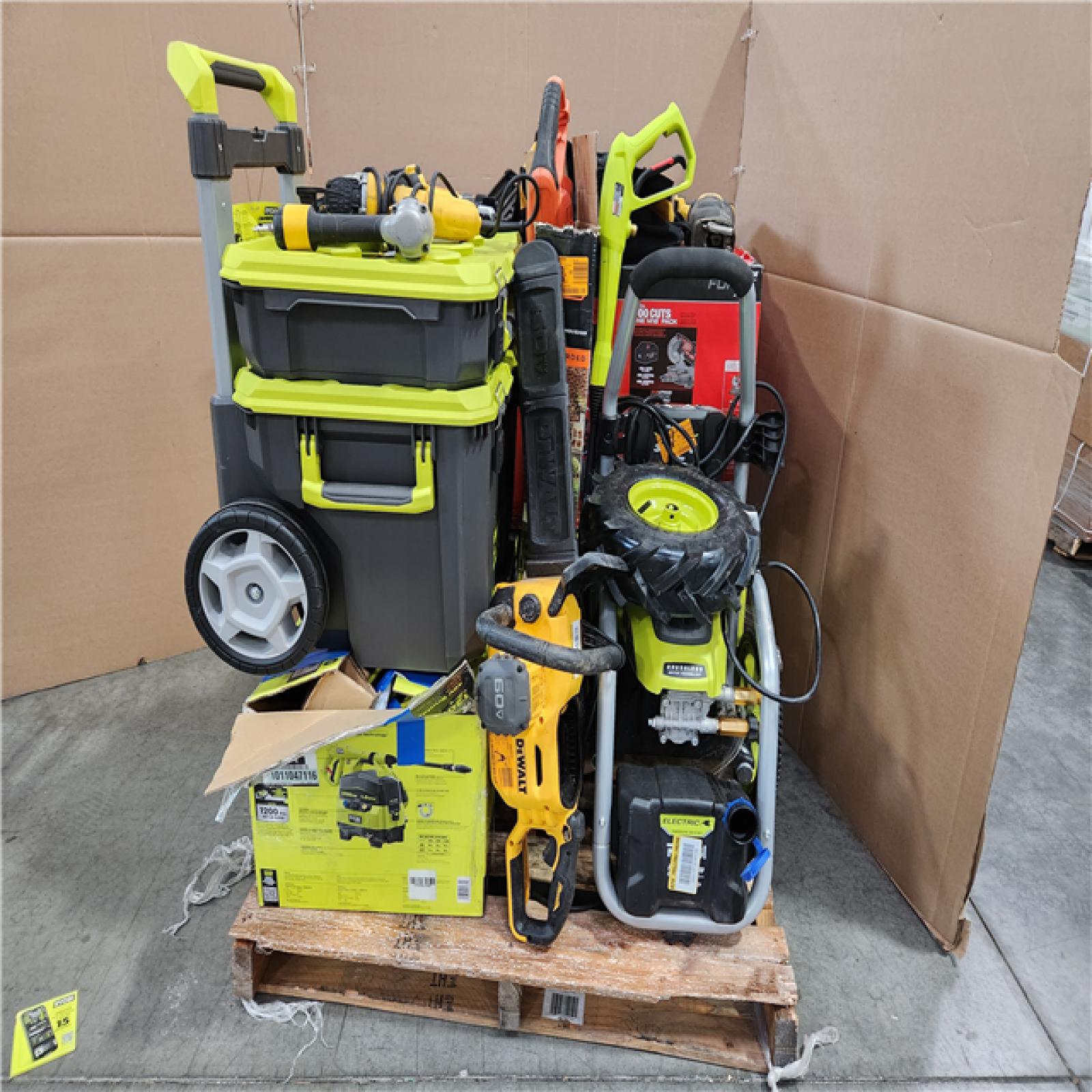CALIFORNIA  AS-IS TOOL PALLET