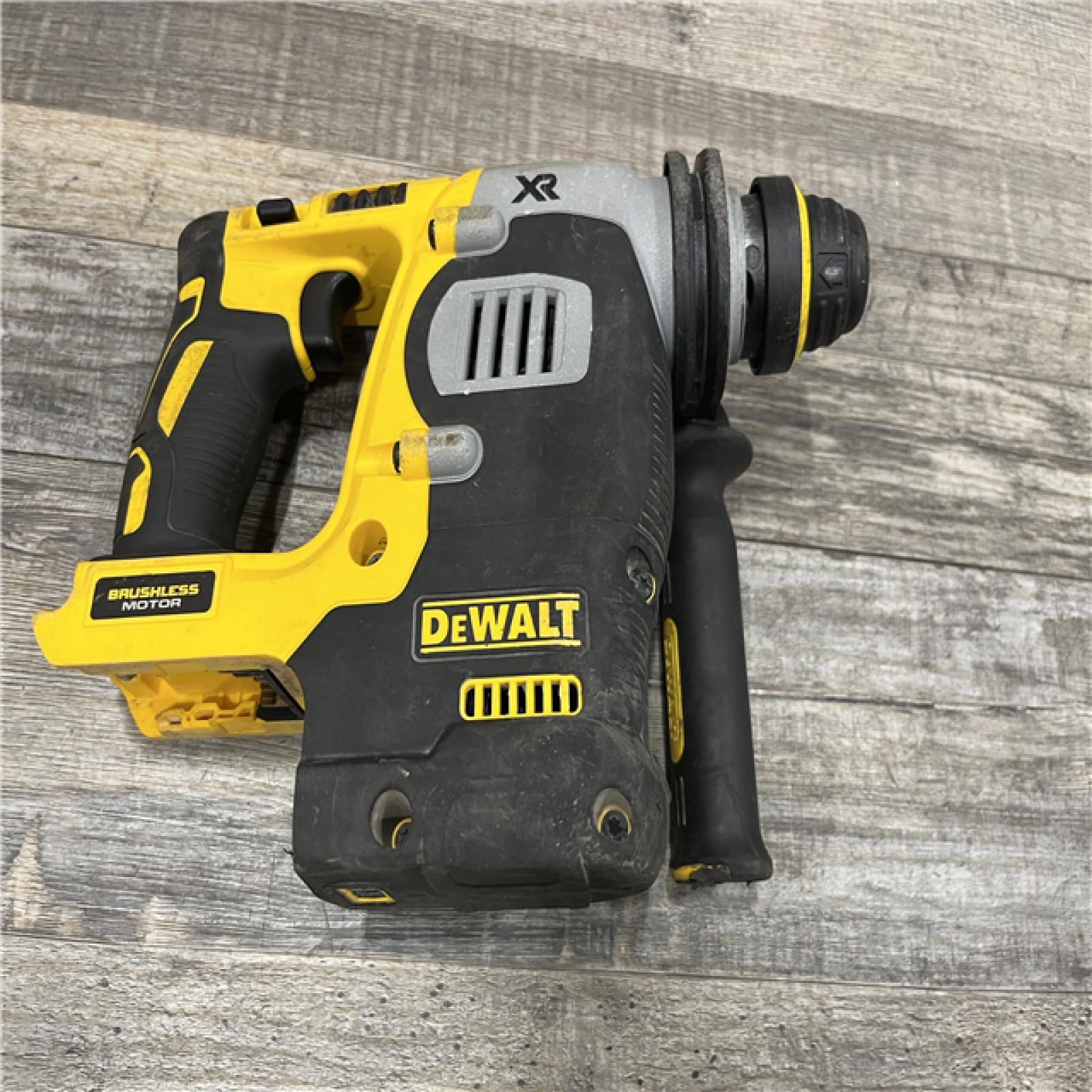 AS-IS DEWALT 20V MAX XR Cordless Brushless 1 in. SDS Plus L-Shape Rotary Hammer (Tool Only)