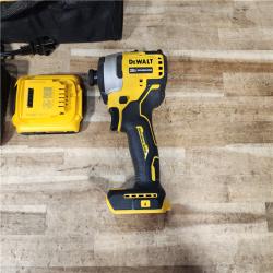 HOUSTON LOCATION - AS - IS DEWALT Atomic 20V Max Lithium-Ion Brushless Cordless Compact 1/4 in. Impact Driver Kit
