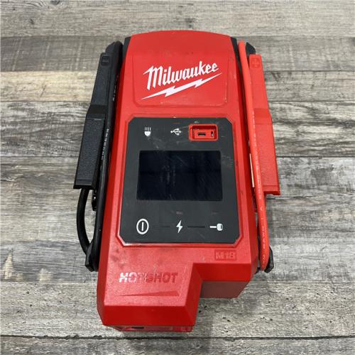 AS-IS Milwaukee 18V Lithium-Ion Cordless 2000 Peak Amp HOTSHOT Jump Starter (Tool-Only)