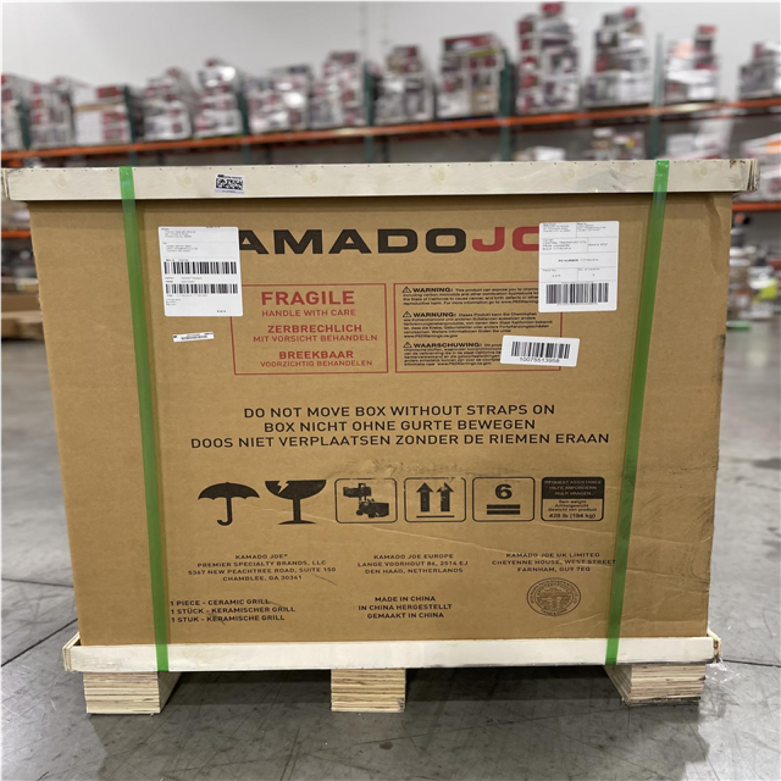 DALLAS LOCATION- KAMADO JOE Big Joe I 24 in. Charcoal Grill in Red