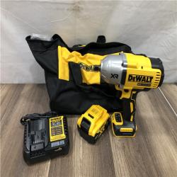 AS-IS DEWALT 20V MAX Lithium-Ion Cordless 1/2 in. Impact Wrench Kit