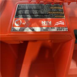 AS-IS Milwaukee 18-Volt Lithium-Ion Brushless Cordless PACKOUT Jobsite Fan (Tool-Only)