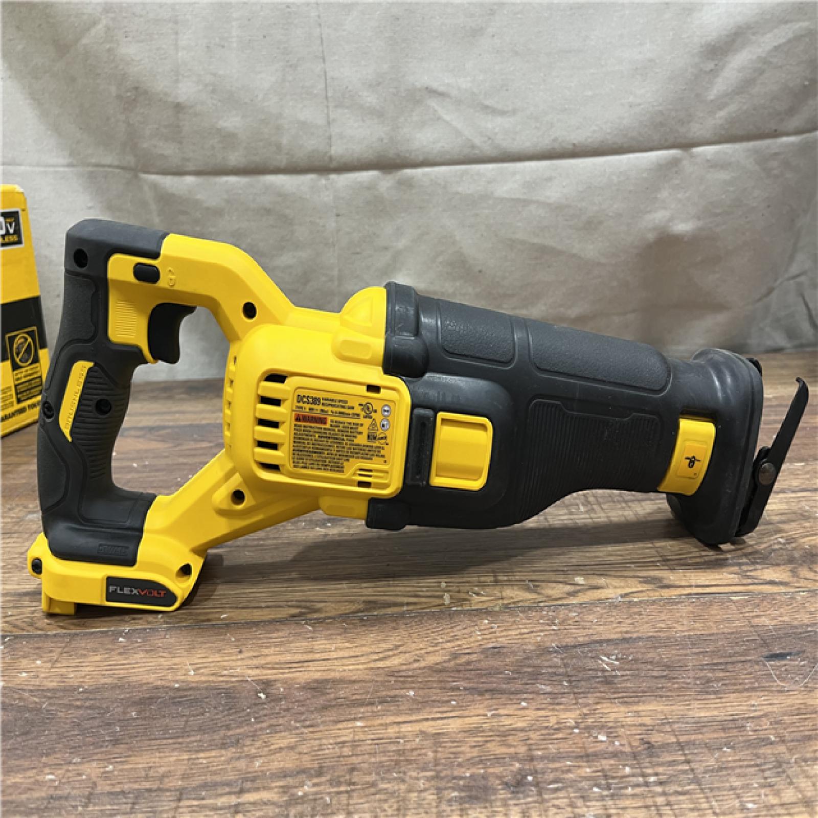 AS-IS DeWalt DCS389B FLEXVOLT 60V MAX Cordless Brushless Reciprocating Saw (Tool-Only)