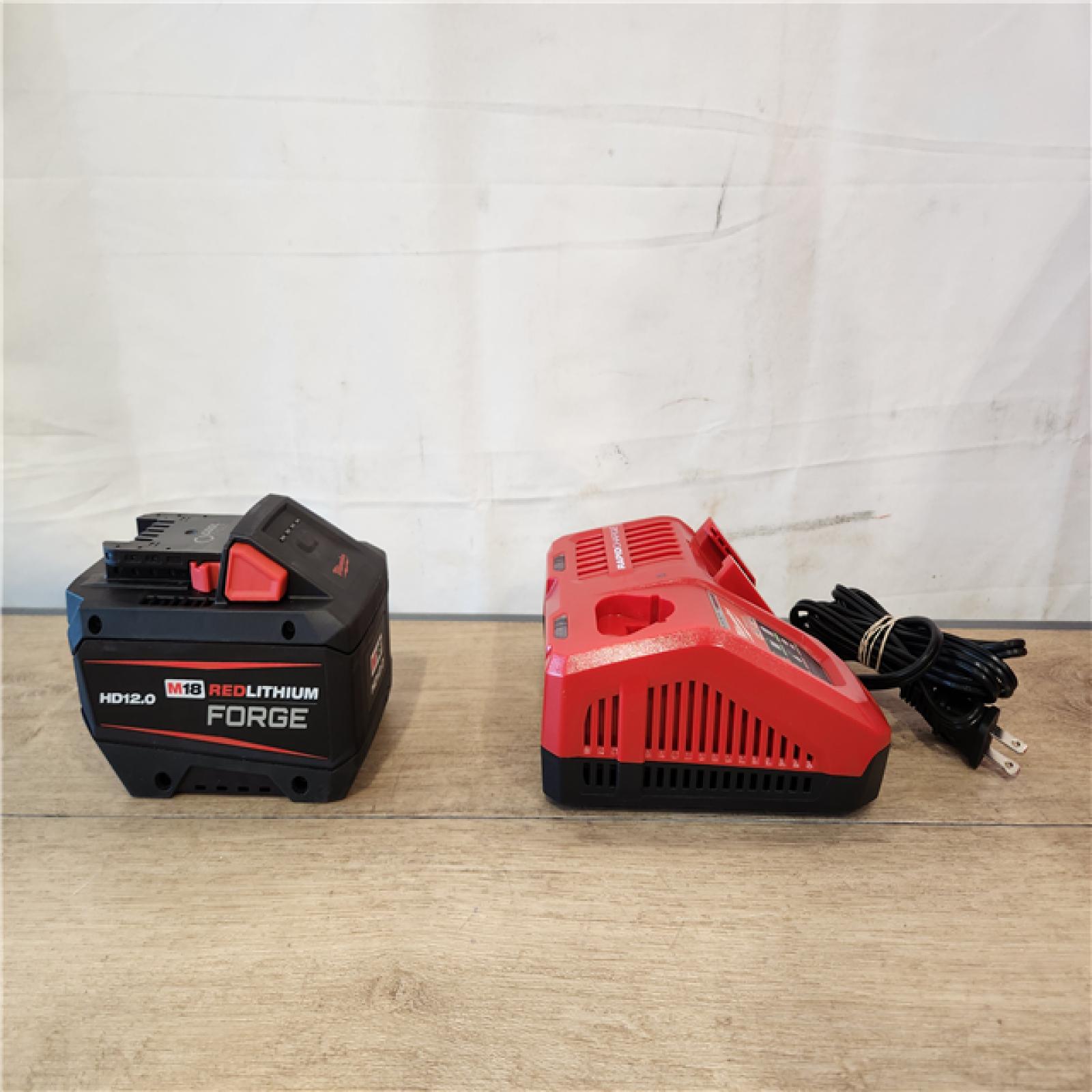 AS-IS- Milwaukee M18 18-Volt Lithium-Ion REDLITHIUM FORGE Starter Kit