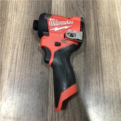 AS-IS Milwaukee FUEL 12V Lithium-Ion Brushless Cordless 1/4 in. Hex Impact Driver (Tool-Only)