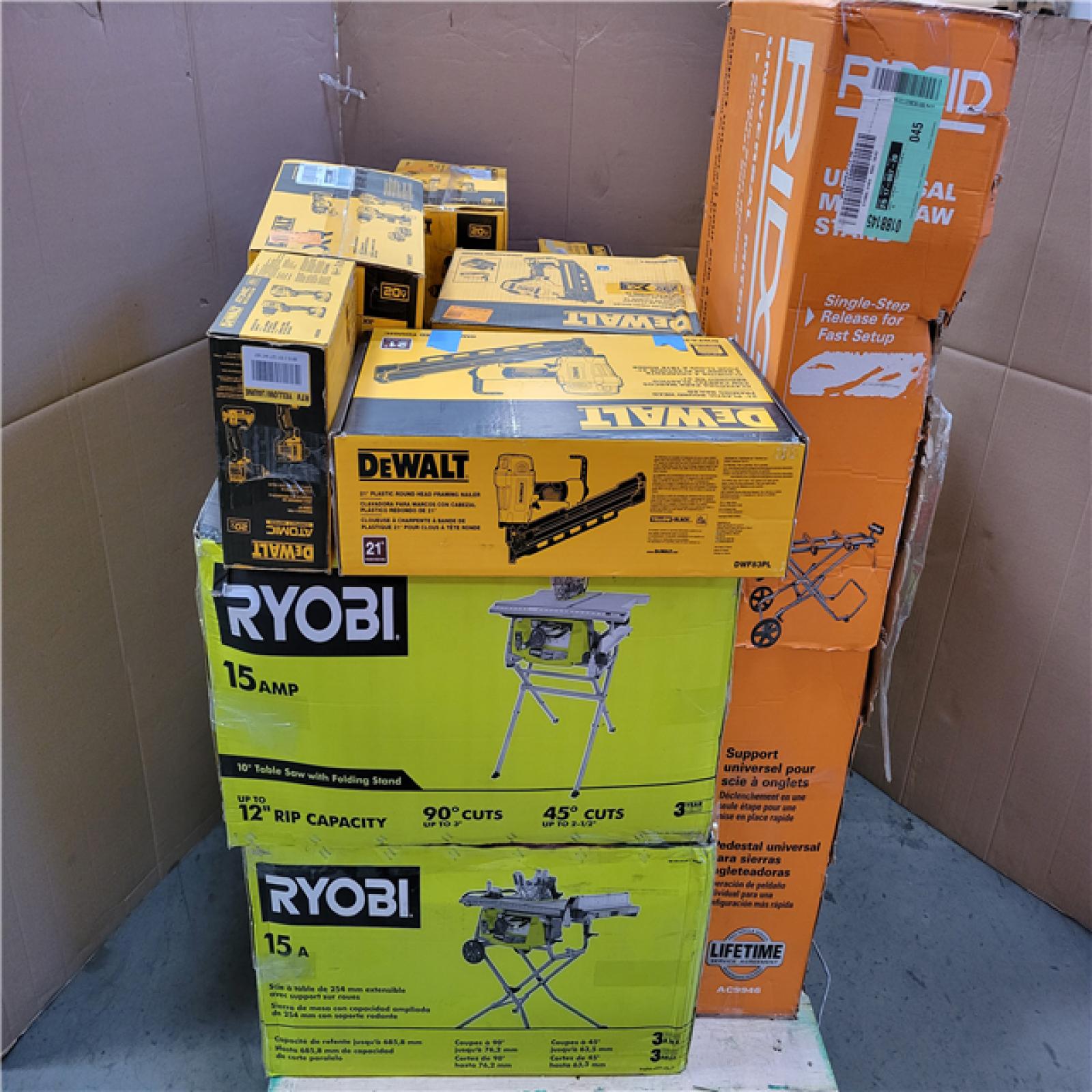 CALIFORNIA AS-IS TOOL PALLET