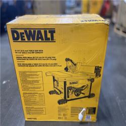 AS-IS - DEWALT 15 Amp Corded 8-1/4 in. Compact Portable Jobsite Tablesaw