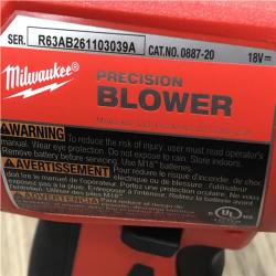 AS-IS Milwaukee 18V Lithium-Ion 570 MPH Brushless Cordless Precision Blower (Tool-Only)