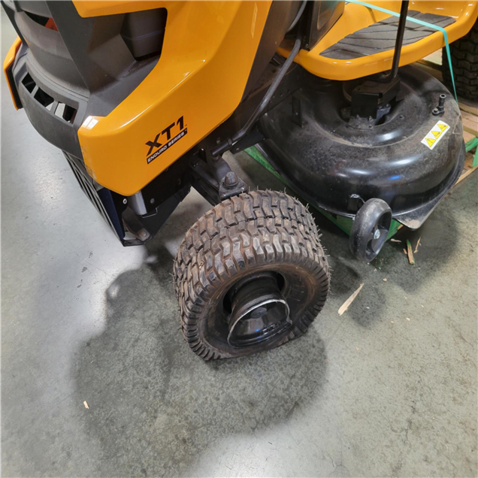 CALIFORNIA AS-IS CUB CADET XT1 ENDURO 42 IN. SIT DOWN RIDING LAWN MOWER